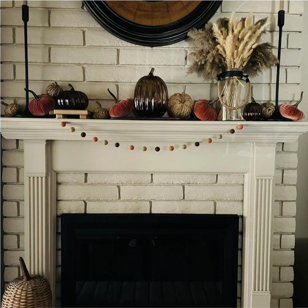 Small Glass Pumpkin Amber - Threshold™